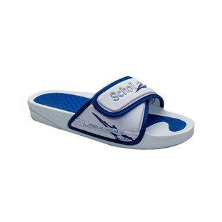 SCHOLL Fitness Deluxe 3.0 Whte/Navy รองเท้าแตะ สกอลล์ แท้ รุ่นในตำนาน