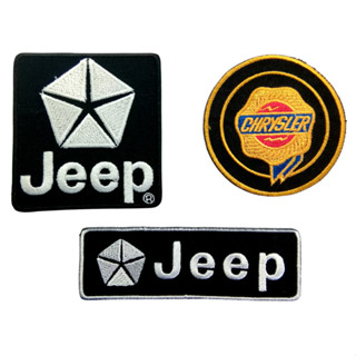 ตัวรีดติดเสื้อ Jeep อาร์มรีด อาร์มปัก ตกแต่งเสื้อผ้า หมวก กระเป๋า แจ๊คเก็ตยีนส์ Hipster Embroidered Iron On Sew on