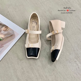คัทชู หัวตัด ใส่ได้ทุกโอกาส !!! หนังนิ่มมาก ส้นไม่สูงมากทำให้ใส่สบายเท้ามากๆ เรียบเก๋ดูดีใส่แล้วดูสง่ามากๆ  CD5110