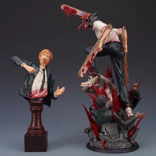 Chainsaw Man Action Diorama + Denji  PVC Figure 33 cm