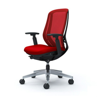OKAMURA เก้าอี้รุ่น SYLPHY HIGH BACK, BLACK BODY, COLOR : RED
