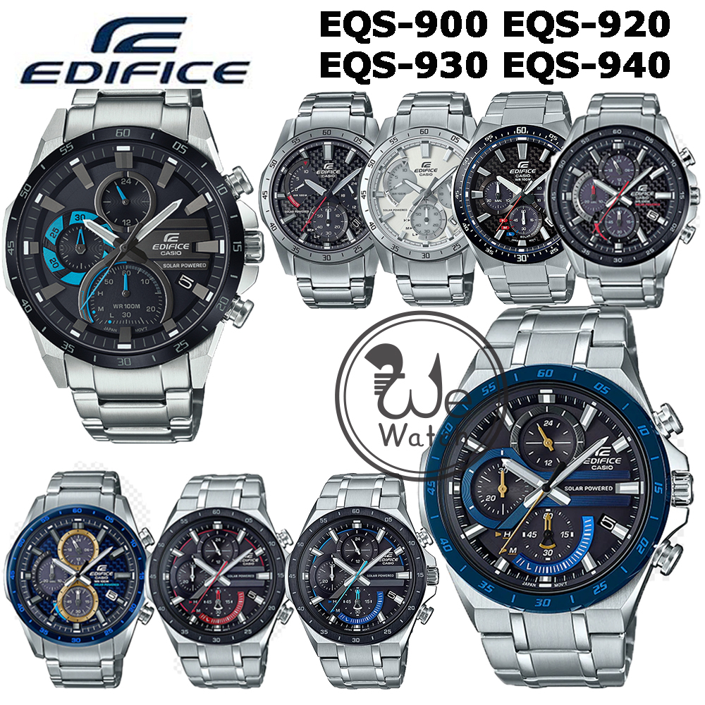 CASIO Edifice รุ่น EQS-900 EQS-920 EQS-930 EQS-940 นาฬิกาผู้ชาย ประกัน CMG EQS EQS940 EQS920 EQS800 EQS900