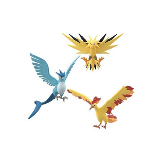 Bandai 1/20 Pokemon Scale World Kanto Region Moltres &amp; Zapdos &amp; Articuno 4549660738886 (Figure)