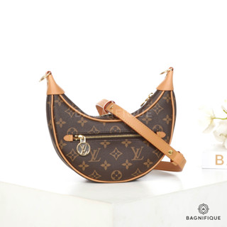 NEW LOUIS VUITTON LOOP PM EBENE MONOGRAM CANVAS GHW MICROCHIP