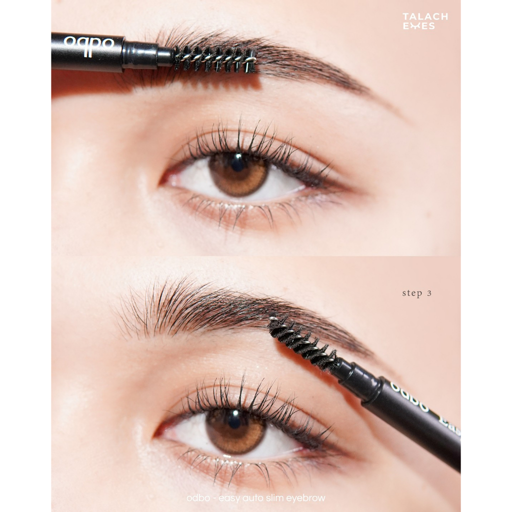 โอดีบีโอ ดินสอเขียนคิ้ว OD781 ที่เขียนคิ้ว แบบออโต้ สลิม 0.1g odbo Wow Brow Easy Auto Slim Eyebrow รูปที่ 4