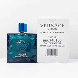 JUL02 ส่งฟรี Versace Eros Pour Homme EDP 100ml กล่องเทส  น้ำหอม