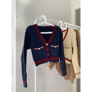 เสื้อ cardigan  แขนยาวสไตน์เกาหลี