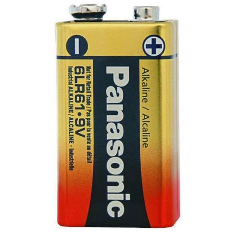 ถ่านอัลคาไลน์ พานาโซนิค  PANASONIC ALKALINE 9V 6LR61T/1SL