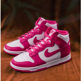 Nike Dunk High "Pink Prime" รองเท้า Nike การันตีของแท้ 100%