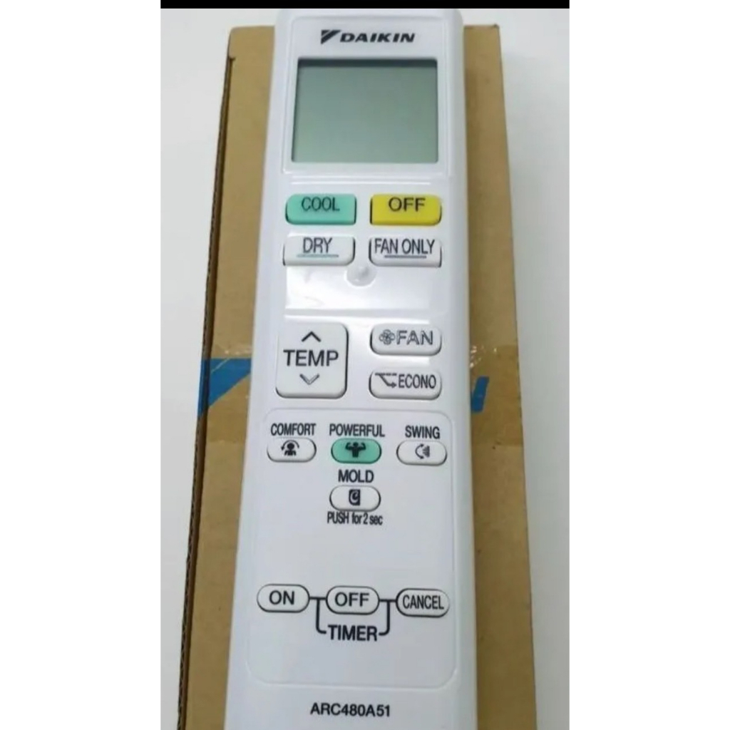 0001027 DAIKIN REMOTE รีโมทเเอร์ Daikin  FTKC28TV2S Part.4023556  ไดกิ้น แท้ศูนย์