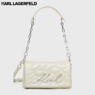 KARL LAGERFELD - K/SIGNATURE SOFT QUILT BAGUETTE 230W3073 กระเป๋าสะพาย