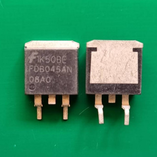 FDB045AN08A0 FDB045AN08AO MOSFET N-CH 75V 90A  บอร์ดคอมพิวเตอร์ยานยนต์ N-ditch field effect triode