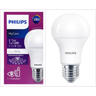 หลอดไฟ  PHILIPS LED BULB  12W COOLWHITE E27 สินค้ามือ 1 พร้อมส่ง ของแท้100%✨