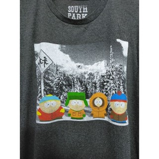 เสื้อยืด มือสอง ลายการ์ตูน South Park อก 50 ยาว 30
