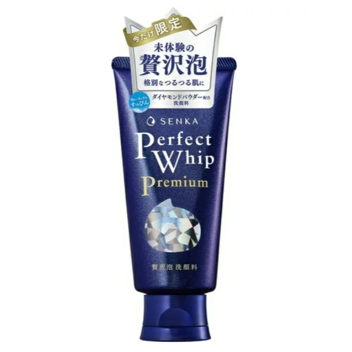 [พร้อมส่ง] Shiseido Senka Cleasing Premium Perfect Whip โฟมล้างหน้า รุ่นลิมิเต็ด ใหม่ล่าสุด ขนาด 120 กรัม ของแท้