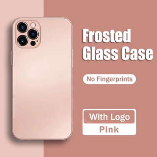 เคสที่มีโลโก้ ป้องกันลายนิ้วมือ 11 12 13 14 15 Pro Promax Plus สำหรับ ไอโฟน 7 8 PLUS X XR XS MAX พร้อมส่ง 014