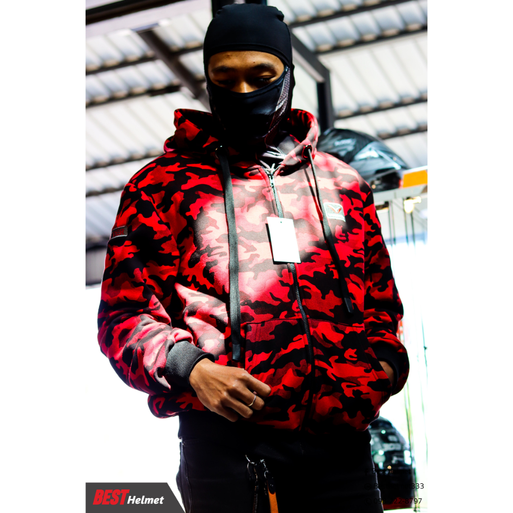 เสื้อฮูดการ์ด Yakryder ผ้า Cotton 100% การ์ด 5 จุด ราคา ถูกที่สุด ดีลบีเคเค แกลเลอรีภาพที่ 6