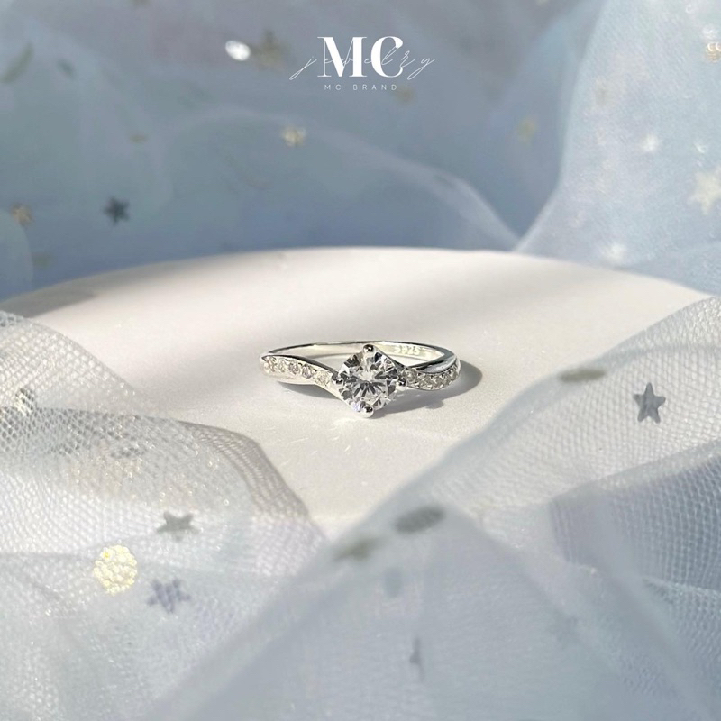 MCbrand.Jew แหวนเงินเเท้92.5%รุ่น Anisa ใส่ติดตัวได้เลยไม่ลอกไม่แพ้ มีใบรับประกันสินค้า