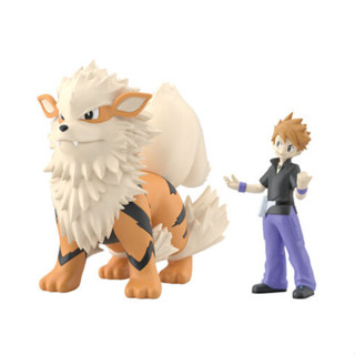 [Direct from Japan] Pokemon Scale World Kanto Blue Gary &amp; Arcanine Japan NEW 1/20 Scale Pocket Monster