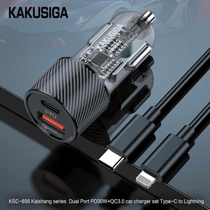 หัวชาร์จรถ CAR CHARGER 48W PD 30W+QC3.0 18W ของแท้ 100% มีรับประกัน หัวชาร์จรถที่ชาร์จแบตในรถ
