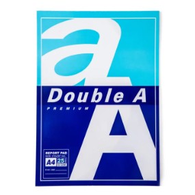 DOUBLE A สมุดรายงาน A4 80แกรม (25แผ่น)