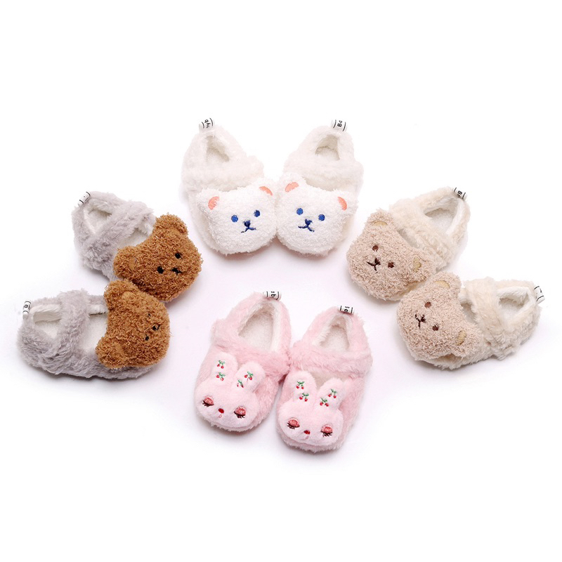 พร้อมส่ง New2023 รองเท้าหัดเดินเด็ก รองเท้าเด็ก น่ารักตุ๊กตาหมี กระต่าย พื้นนุ้ม พื้นยางกันลื่นอย่างดี