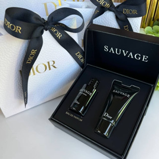 Dior Sauvage EDP Mini Gift Set พร้อมถุง Dior + ริิบบิ้น