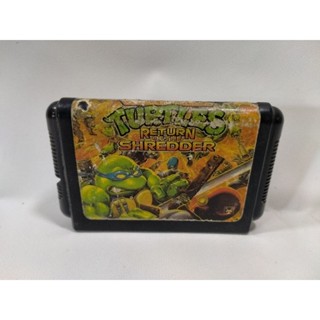 ตลับเกม sega megadrive เกม Turtles เต่านินจาตลุยด่านพร้อมกีนสองคน