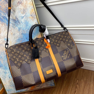 🔥🔥พร้อมส่ง New  Louis Vuitton Keepall BANDOULIÈRE 50(Ori)เทพ