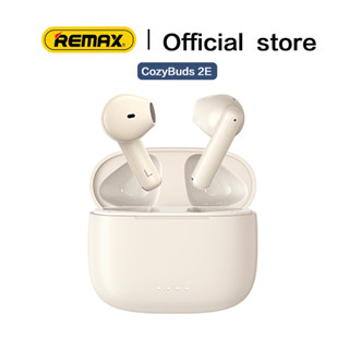 Remax Cozy Buds White 2E หูฟังบลูทูธ ENC หูฟังออกกําลังกาย ดับเบิ้ลยูเอชที หูฟังโทรออก