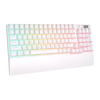 รอยัล Kludge RK96 ไร้สายบลูทู ธ คีย์บอร์ดเชิงกลสามโหมด RGB Hot Plug คีย์บอร์ดเกม