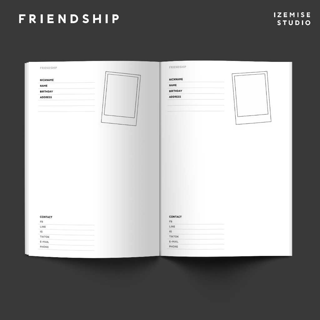 สมุดเฟรนชิพ FRIENDSHIP V1