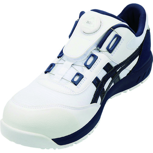 ASICS รองเท้าเซฟตี้ทรงสปอร์ต Winjob CP209 BOA PROTECTIVE SNEAKERS (White x Peacoat)
