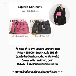 ★ NeW ★ B oyy Square Crunchy Bag