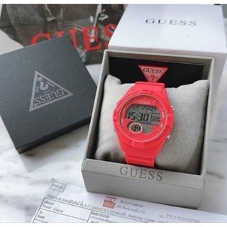 ♥️นาฬิกาข้อมือ แนวสปอร์ต สีแดงเท่ห์มากค่ะแม่♥️🎊ใส่ตรุษจีนไปเลยคร้าคุณ♥️

 #Guess  สายซิลิโคนสีแดง