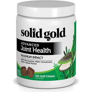 Solid Gold Advanced Joint Health บำรุงข้อต่อสุนัข กระดูก สะโพก สะบ้า น้ำในข้อ เอ็น hip (120 เม็ดขนม)