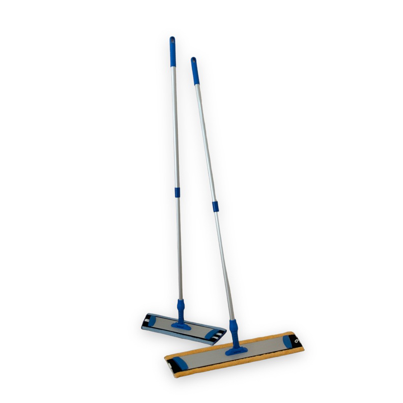 ม็อบไมโครไฟเบอร์ Flat mop ด้ามอะลูมิเนียม ยาว 1.5 เมตร