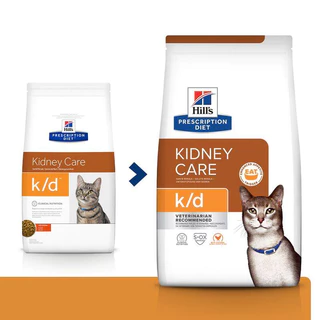 Hill’s k/d cat 1.81 kg.(หมดอายุ 05/2027) อาหารเม็ดสำหรับไตแมว