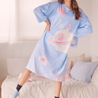 🎀【Last chance!!! พร้อมส่ง】 KAKAO FRIENDS Lovely Apeach Home One-piece/ Pajamas