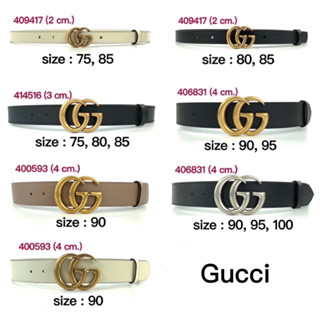 GUCCI belt 4 cm ของแท้ 100% [ส่งฟรี]