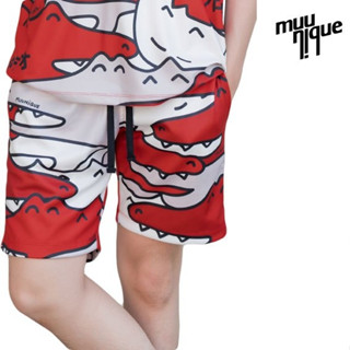 MUUNIQUE JP. Short กางเกงรุ่น  New Red Crocodile