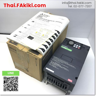 พร้อมส่ง,(A)Unused, FR-F740P-2.2K Inverter ,อินเวอร์เตอร์ สเปค 3PH AC400V 2.2kW ,MITSUBISHI (66-005-309)