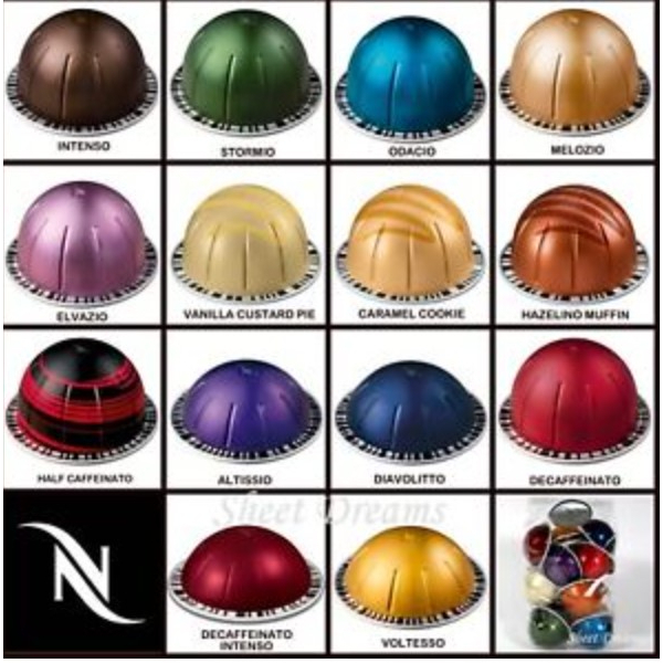 🖤กาแฟแคปซูล เนสเพรสโซ่🖤Capsule Nespresso🖤 1 กล่องมี 10 แคปซูล NESPRESSO VERTUO