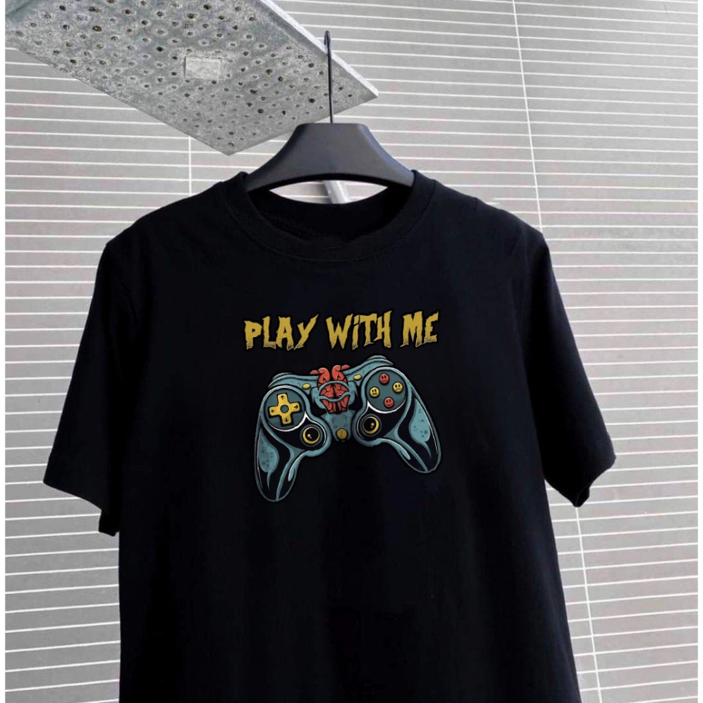 เสื้อยืด Playwithme - cotton100%