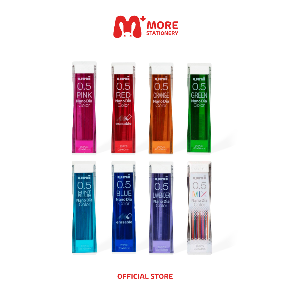 #ไส้ดินสอกด #Uni #ไส้ดินสอกดสี #NanoDiaColor #ไส้ดินสอ0.5mm
