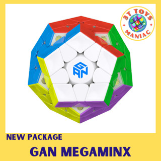 GAN Megaminx M, Pentagonal Magnetic Speed Cube, Stickerless เมก้า มิ๊งซ์ รูบิค rubik