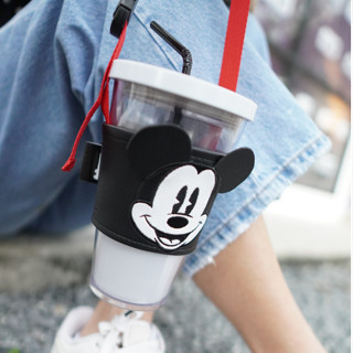 หูหิ้วแก้วรักษ์โลก หนัง Cup Holder ปักลายลิขสิทธิ์แท้