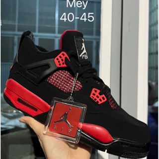 Nike Air Jordan 4 Retro Black Red (size40-45) สินค้ามีอีกหลายสีครับ