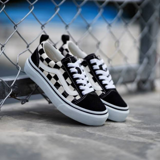 [ของแท้ ส่งฟรี จากไทย] รองเท้าเด็ก VANS KIDS OLD SKOOL CHECKERBOARD