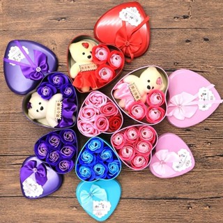 💝‼️ พร้อมส่งจากไทย‼️💝 กล่องของขวัญวันวาเลนไทน์ 🌹 รูปดอกกุหลาบ และหัวใจ ❤️ พร้อมกล่อง❤️💙💜